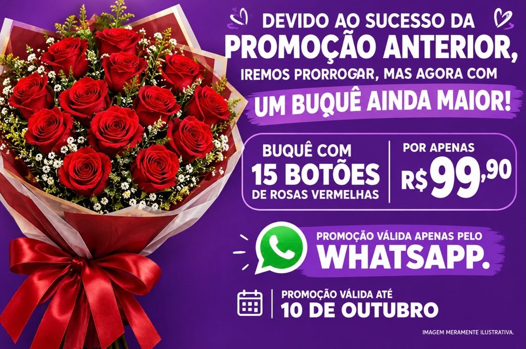 Essa PROMO veiooooo para arrebentar!!Agora não tem como você não impressionar..Promoção válida apenas para as compras realizadas via central de vendas pelo WhatsApp..Entregamos em Campinas e região..#floriculturaemcampinas #floriculturaemhortolandia #floriculturaempaulinia #floriculturaemsumare #floriculturaemvalinhos