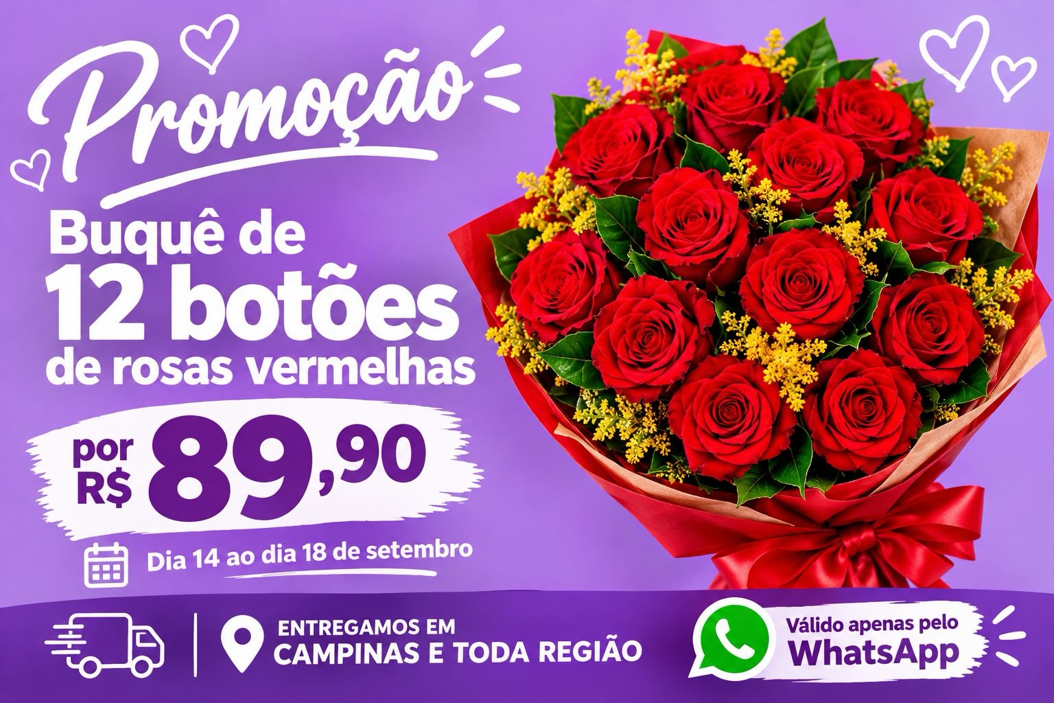 Agora não tem como dar desculpas!!Bora impressionar..#promocaodebuque #promocaodebuquederosas #floriculturas #floriculturaemcampinas #florculturaemhortolandia