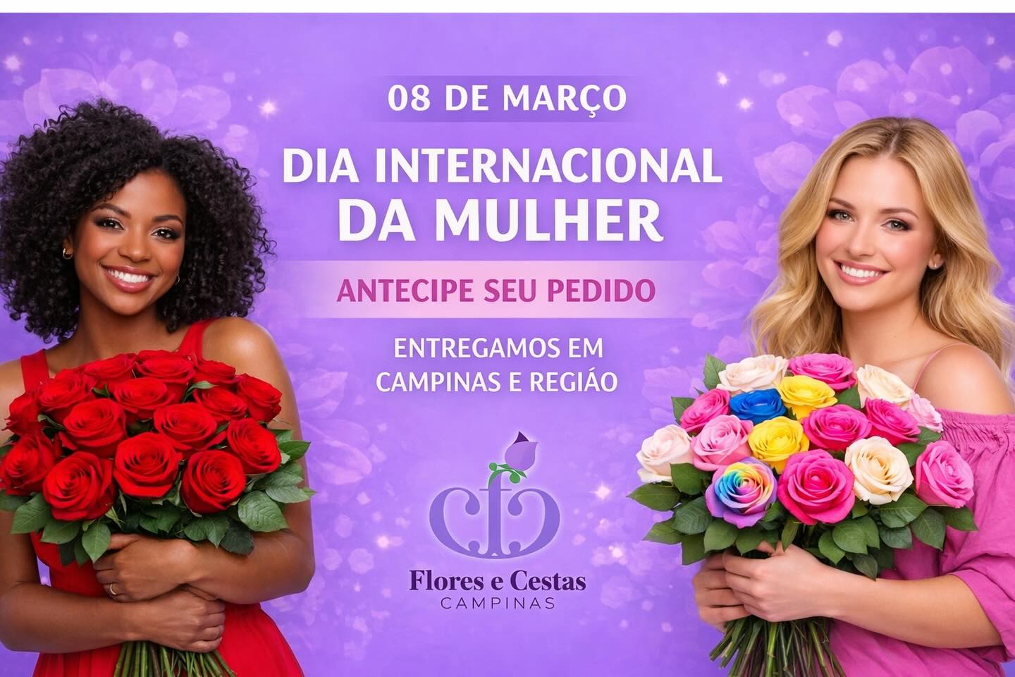 DIA INTERNACIONAL DA MULHER 2026 está próximo,Antecipe seu pedido e garanta seu produto!!Entregamos em Campinas e toda Região RMCCompre direto por nosso SITE ou pela central de Atendimento via WhatsApp..#diadamulher #buqueparadiadamulher #floresparamulheres #buquederosasvermelhas floriculturaemcampinas