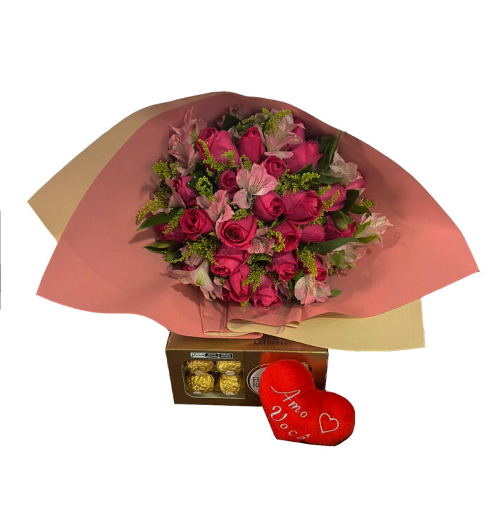Buquê com Romantismo Pink - Imagem 2