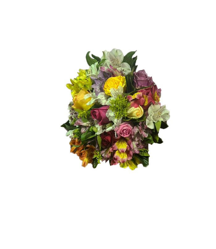 Buquê de rosas com Alstro - Imagem 2