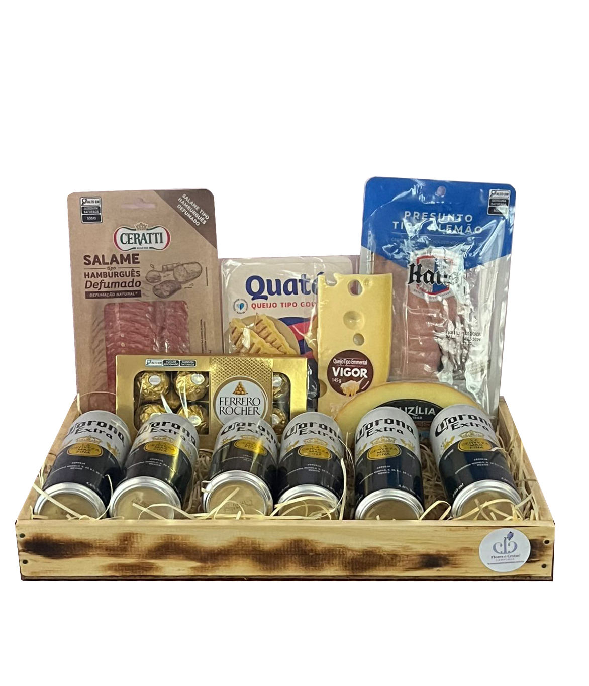 Cesta Can com Frios e Chocolates